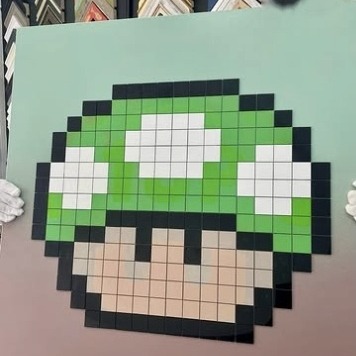PIXEL MUSHROOM — GREEN