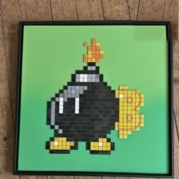 PIXEL BOMB — FRAMED